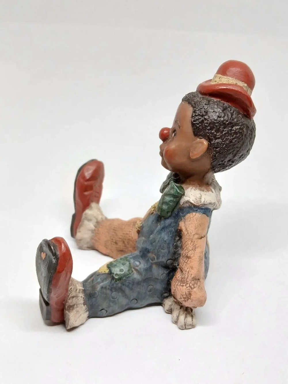Vintage Sarah's Attic Black Heritage Collection resin clown figurine 